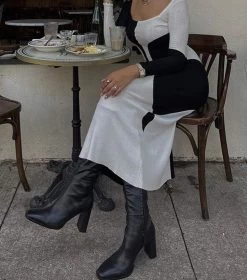 Rylee Black Venice Calf Boots -Tony Bianco Sales rylee black como calf boots styled 1288 2