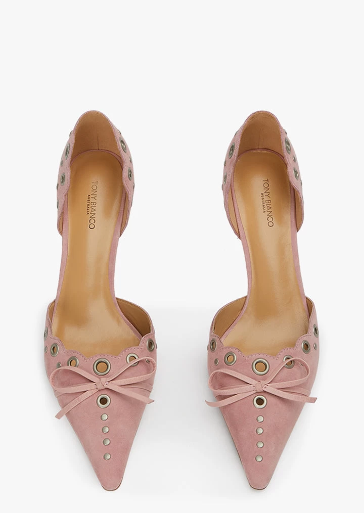 Safari Blossom Suede Heels 4 Safari Blossom Suede Heels - Image 3