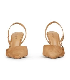 Sakai Butterscotch Suede Heels -Tony Bianco Sales sakai butterscotch suede heels 1288 3