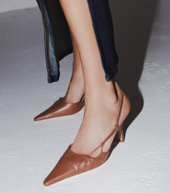 Sakai Tan Capretto Heels -Tony Bianco Sales sakai tan capretto heels styled 1288 2