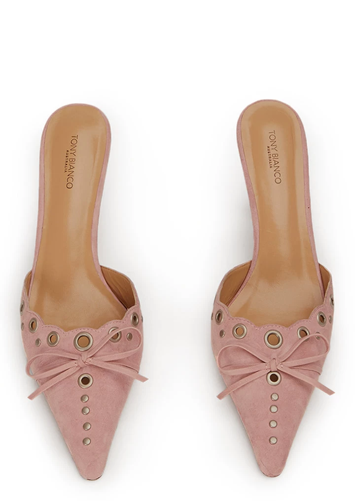 Shae Blossom Suede Heels 5 Shae Blossom Suede Heels - Image 3