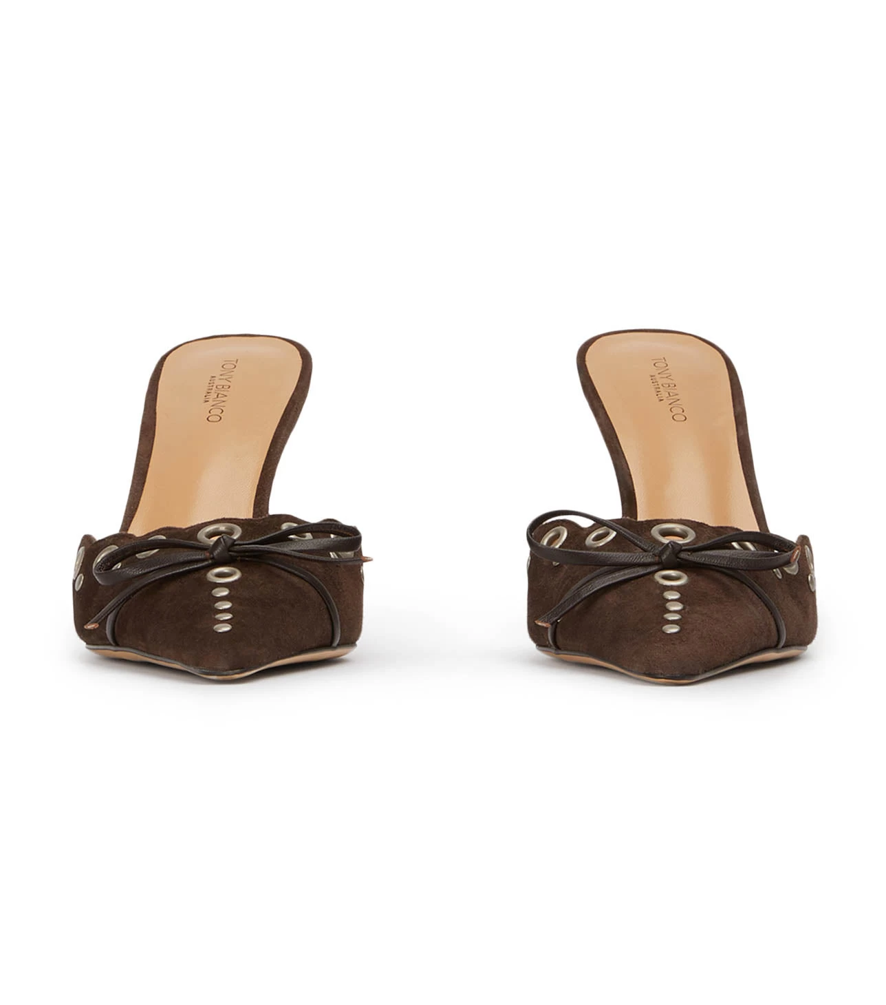 Shae Espresso Suede Heels 9 Shae Espresso Suede Heels - Image 7