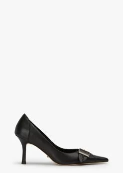 Shiraz Black Como Heels