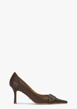 Shiraz Choc Como Heels