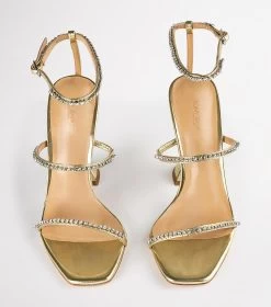 Shy Gold Nappa Metallic Heels -Tony Bianco Sales shy gold nappa tony bianco heels 1288 2
