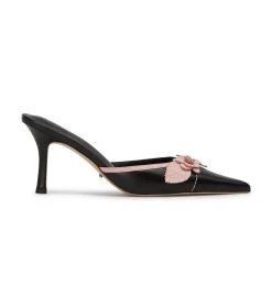 Shylo Black Nappa Heels -Tony Bianco Sales shylo black nappa blossom nappa heels 1288 1