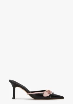 Shylo Black Nappa Heels