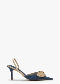 Spencer Vintage Denim Heels