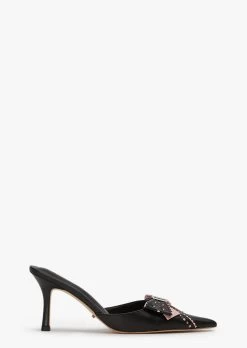 Summer Black Como Heels