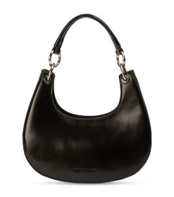 Talia Black Hi Shine Mini Handbags -Tony Bianco Sales talia black hi shine mini bags 1288 1