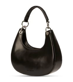 Talia Black Hi Shine Mini Handbags -Tony Bianco Sales talia black hi shine mini bags 1288 2