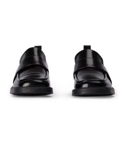 Theo Black Hi Shine Flats -Tony Bianco Sales theo black hi shine casual shoes 1288 3