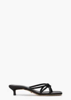 Tuscany Black Nappa Heels