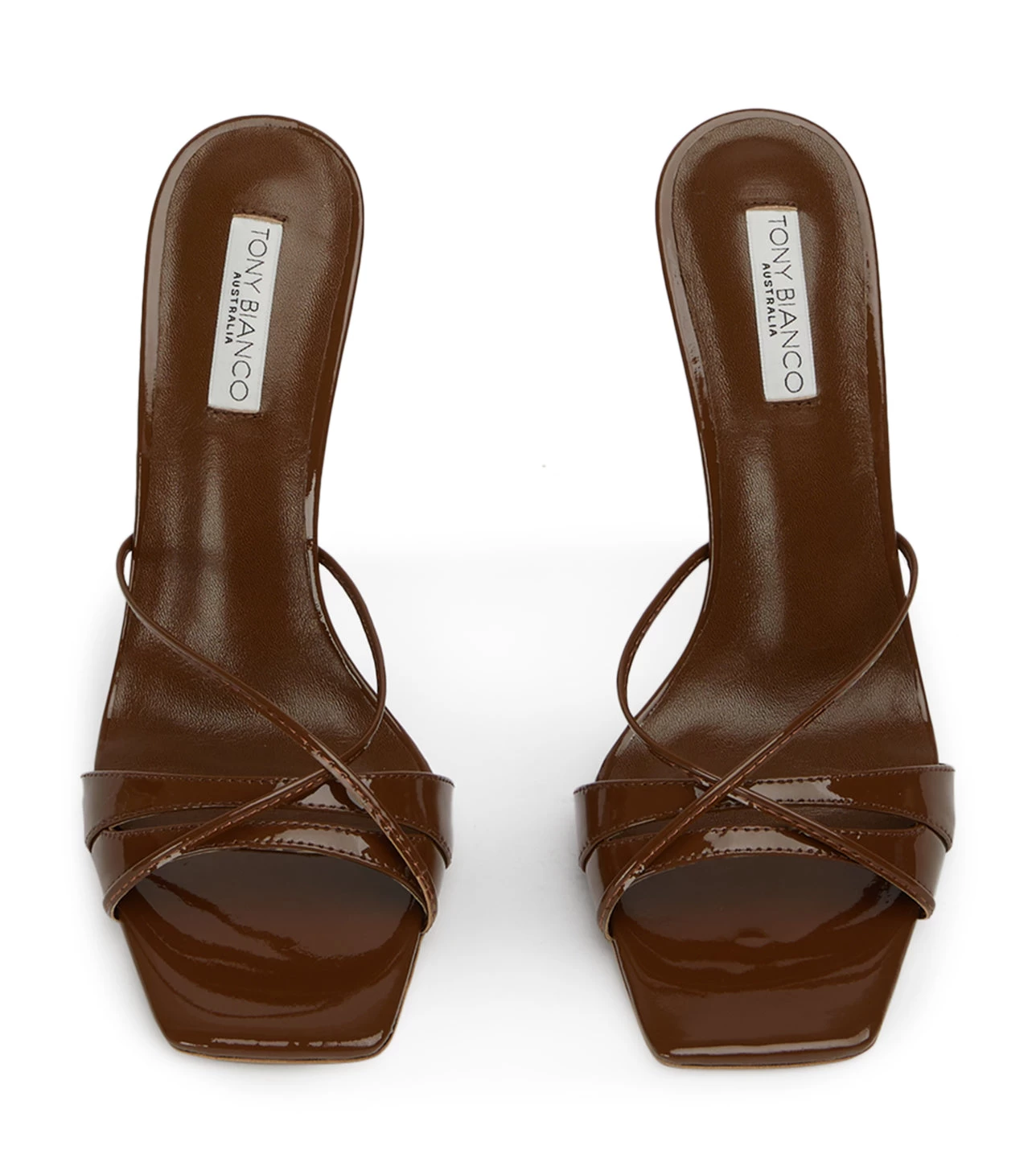 Vanquish Mocha Patent Heels 8 Vanquish Mocha Patent Heels - Image 6