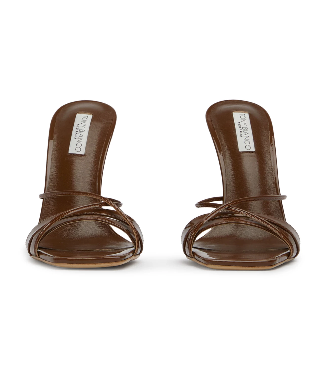 Vanquish Mocha Patent Heels 9 Vanquish Mocha Patent Heels - Image 7