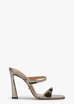 Ventura Gunmetal Shine Heels