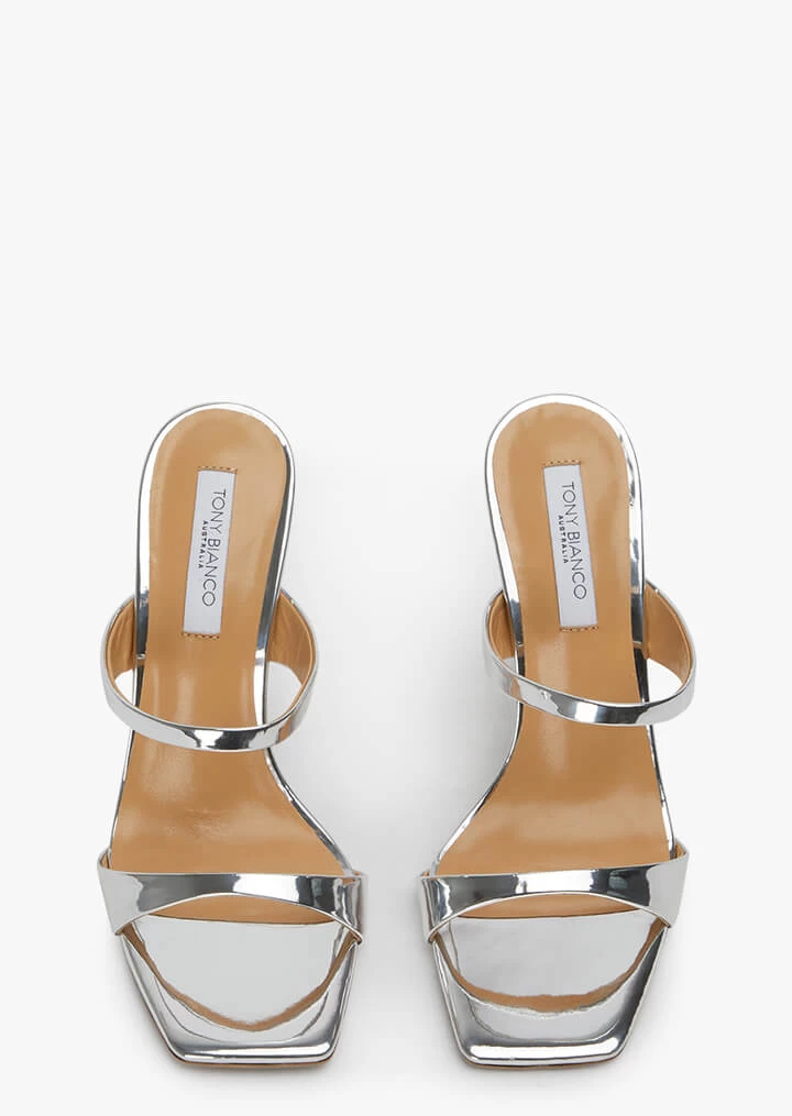 Ventura Silver Shine Heels 4 Ventura Silver Shine Heels - Image 2