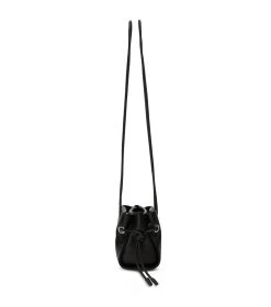 Vesper Black Leather Shoulder Bag -Tony Bianco Sales vesper black leather bags 1288 3