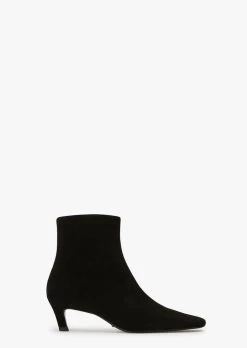 Vicci Black Suede Ankle Boots