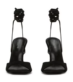 Viper Black Suede Heels 12 Viper Black Suede Heels -Tony Bianco Sales viper black suede heels 1288 3