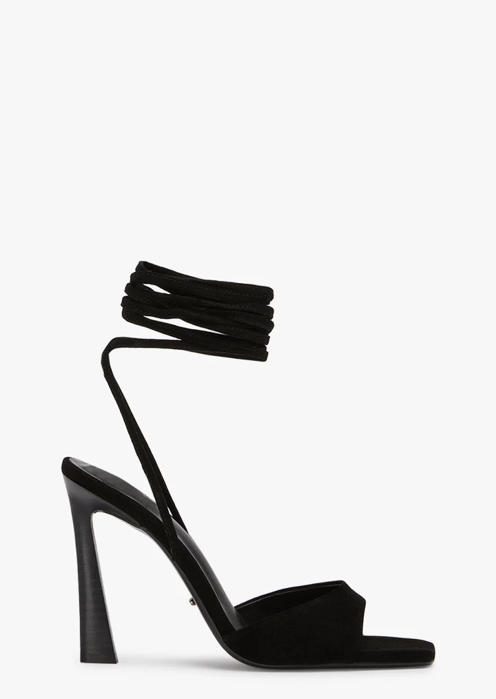 Viper Black Suede Heels 3 Viper Black Suede Heels