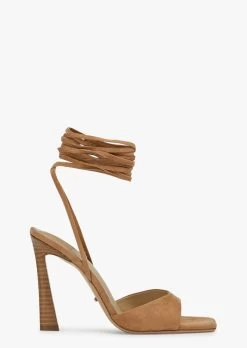 Viper Butterscotch Suede Heels