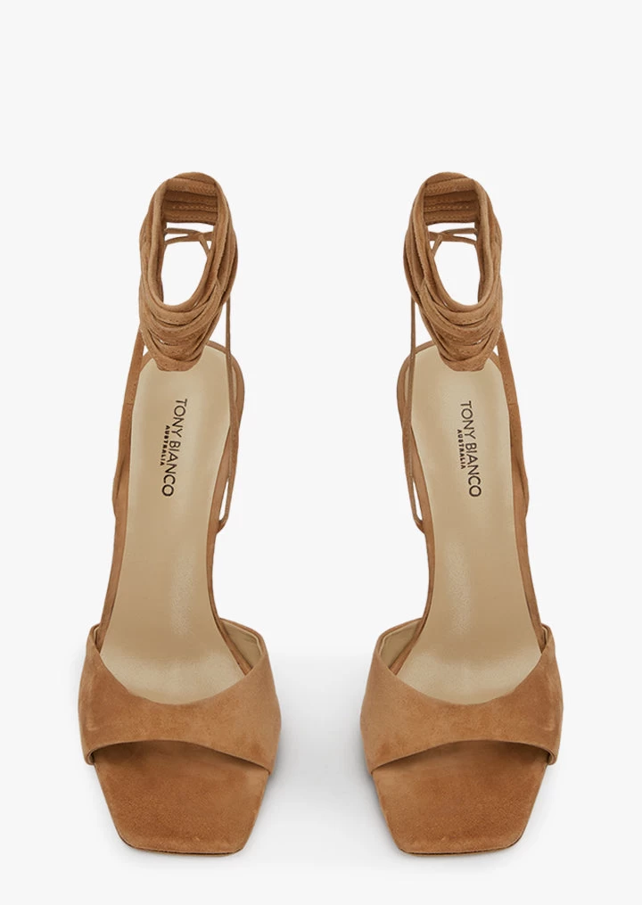 Viper Butterscotch Suede Heels 4 Viper Butterscotch Suede Heels - Image 2