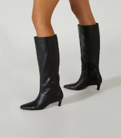 Vixon Black Venice Calf Boots -Tony Bianco Sales vixon black venice calf boots styled 1288 2