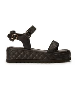 Zahara Black Nappa Sandals -Tony Bianco Sales zahara black nappa sandals 1288 1