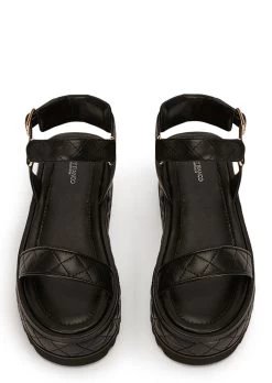 Zahara Black Nappa Sandals -Tony Bianco Sales zahara black nappa sandals 720 2
