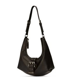 Zali Black Leather Shoulder Bag -Tony Bianco Sales zali black leather bags 1288 2
